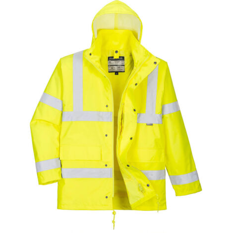 Parka 4 en 1 Traffic de Alta Visibilidad / Amarillo / XS