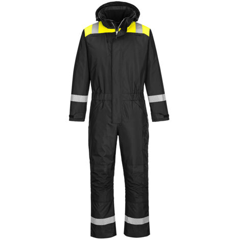 Mono de invierno PW3 Negro/Amarillo L - FR(46-48) - UK(36-38)