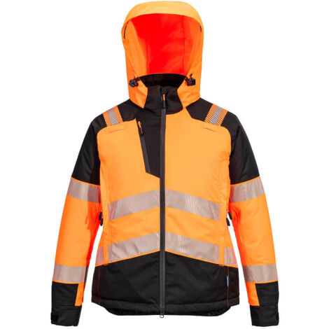 Chaqueta PW3 Hi-Vis Women's Winter / Naranja Negro / XL (1/2)