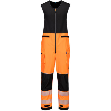 Peto PW3 Hi-Vis Rain (3 capas) - Protección y comodidad / Naranja Negro / XXXL (1/2)