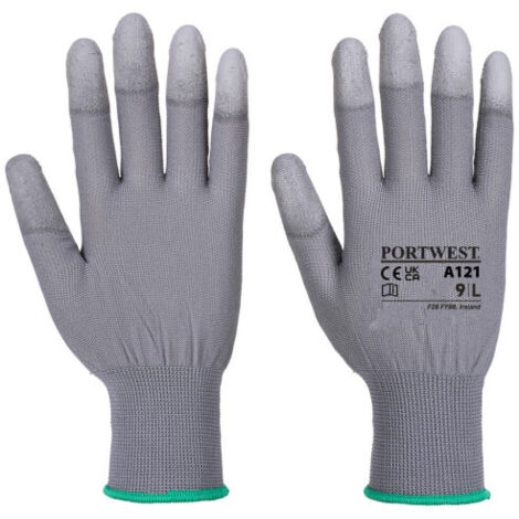 Guantes con Puntas de PU - Agarre y Precisión / Gris / XL