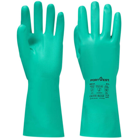 Guante Químico Nitrosafe Plus - Protección y Dexteridad / Verde / XXL