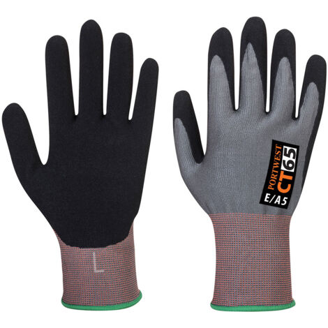 Guante CT anti cortes E Espuma de Nitrilo E15 Gris/Negro L - Talla 9