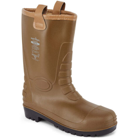 Bota Rigger Neptuno S5 CI con plantilla impermeable PORTWEST FW75 37 Negro (1/2)