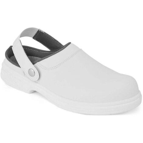 Zueco de Seguridad Steelite SB AE WRU - Ligero y Cómodo / Blanco / 34 (1/2)