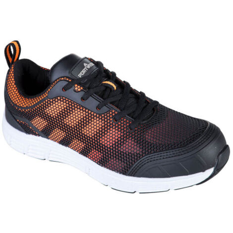 Deportivo Steelite Tove S1P Negro/Naranja 44