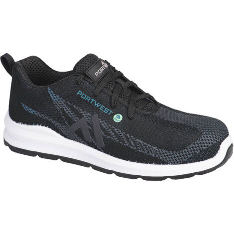 Zapato Deportivo Eco Fly Composite S1PS SR FO - Seguridad y Comodidad / Negro Azul / 37