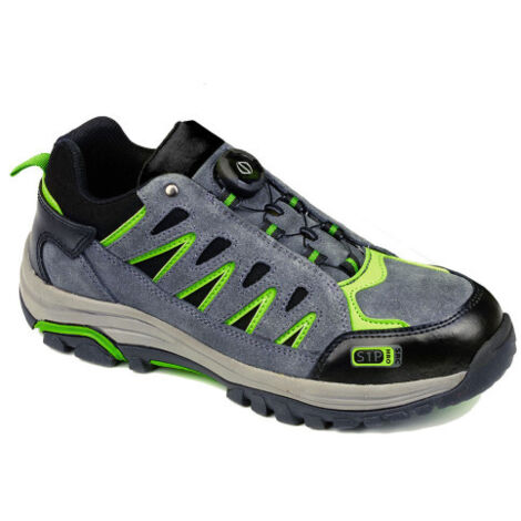 Deportivo de Seguridad Steelite Wire Lace S1P HRO para Comodidad y Protección / Gris Verde / 44