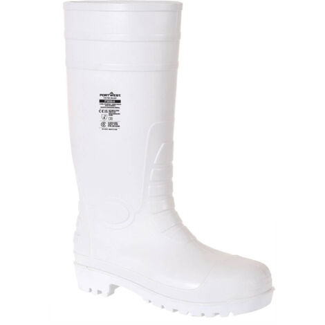 Bota de seguridad para la industria alimentaria S4 Blanco 48