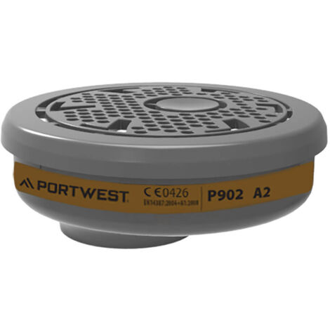 Filtro A2 para gases con conexión de bayoneta PORTWEST P902