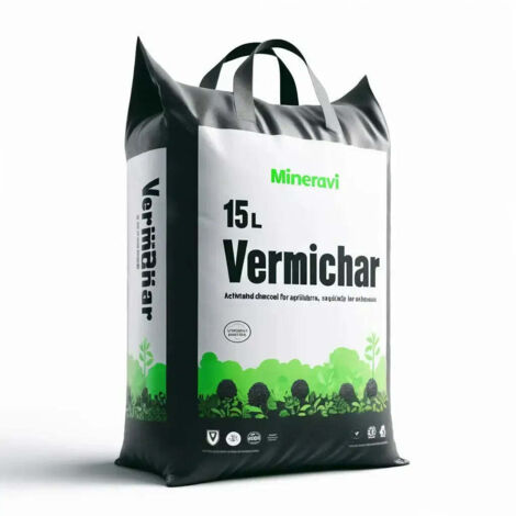 Vermichar Activado Carbón Activo Vetonek / Saco 15 L.