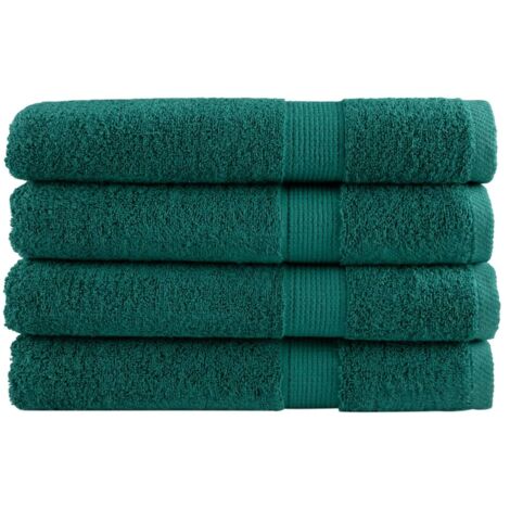 Toallas de sauna SOLUND 4 unidades verde 80x200 cm 600 gsm vidaXL