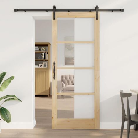Puerta Interior ORKDAL Natural 86 x 211 cm vidaXL