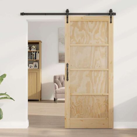 Puerta Interior ORKDAL Marrón 86 x 198,5 cm vidaXL