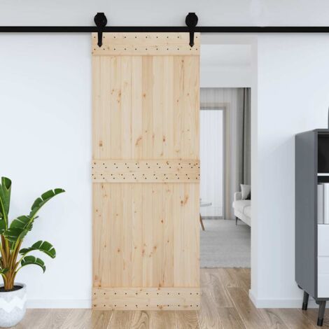 Puerta NARVIK madera maciza pino 90x210 cm vidaXL