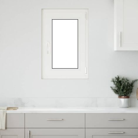 Ventana de sótano "RISOR" 50x75 cm oscilobatiente DIN derecha blanca vidaXL (1/5)