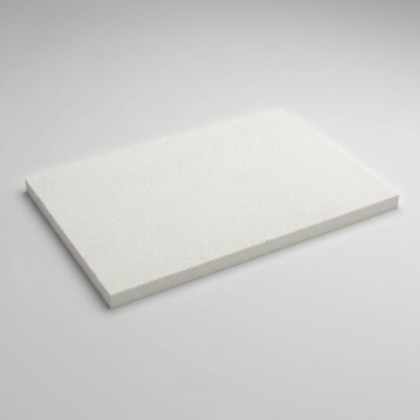 Losa de hormigón para jardín exterior / Palet - 6 unidades / 85x50x4 cm. / Blanco