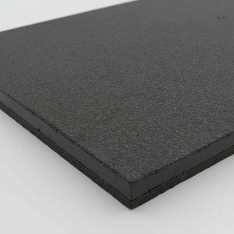 Losa de hormigón para jardín exterior / Palet - 6 unidades / 85x50x4 cm. / Negro