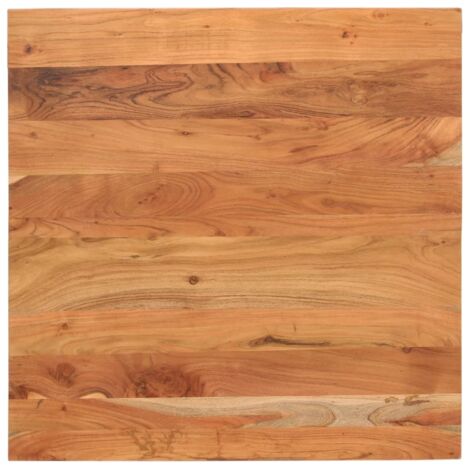 Tablero de mesa cuadrado madera maciza de acacia 80x80x3,8 cm vidaXL