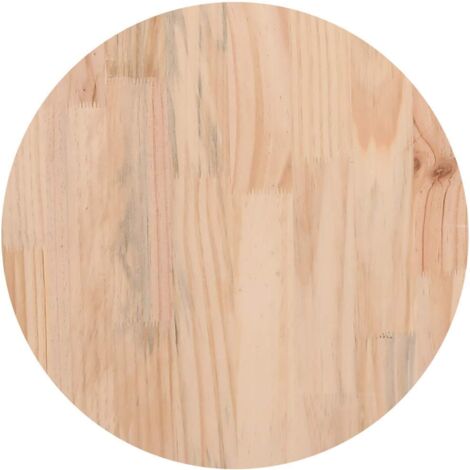 vidaXL Superficie de mesa madera maciza de pino Ø30x2,5 cm