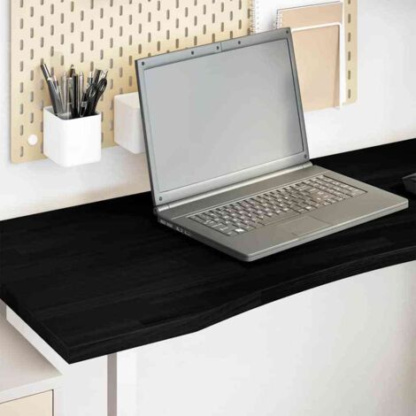 Tablero escritorio 120x60x2,5cm rectangular madera maciza roble vidaXL