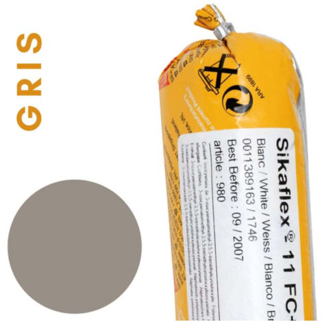 Sikaflex 11 FC Purform Sellador poliuretano multisoportes / Gris Hormigón / 300 ml Salchichón/Unipac / Pack 6 un