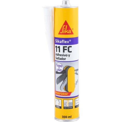Sikaflex 11 FC Purform Sellador poliuretano multisoportes / Blanco / 300 ml Cartucho / Pack 6 un
