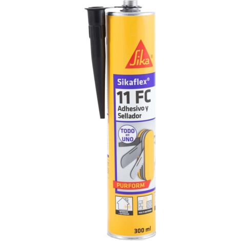 Sikaflex 11 FC Purform Sellador poliuretano multisoportes / Gris Antracita / 300 ml Cartucho / Pack 12 un