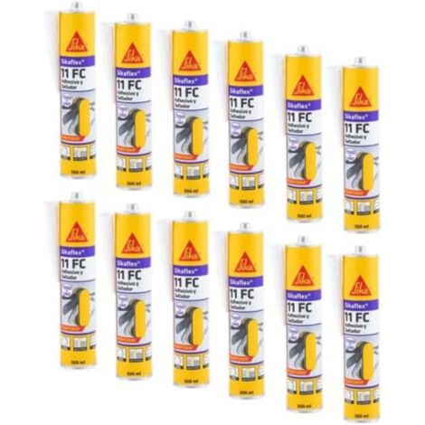 Sikaflex 11 FC Purform Sellador poliuretano multisoportes / Beige / 300 ml Cartucho / Pack 20 un