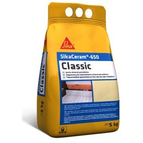SikaCeram®-650 Classic - Lechada para relleno de juntas / 5 kg / Caramelo
