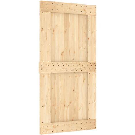 Puerta NARVIK madera maciza pino 100x210 cm vidaXL