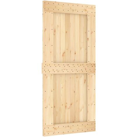 Puerta NARVIK madera maciza pino 95x210 cm vidaXL