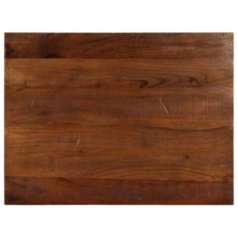 Tablero mesa rectangular madera maciza reciclada 80x60x3,8 cm vidaXL