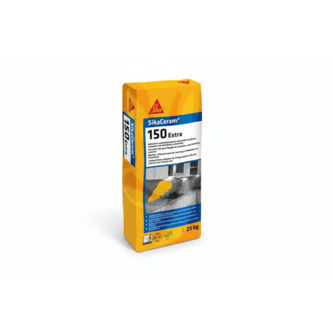 SikaCeram®-150 Extra Cemento cola Gel multiusos de alta calidad Saco 25 kg / Gris