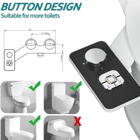 Luxe Bidet Neo 185 (Elite) Accessoire de bidet non électrique avec