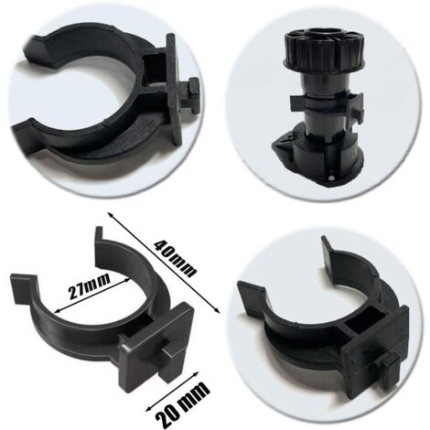 Plinthe de cuisine, clip de fixation et angle Plinthe de cuisine, clip de fixation et angle