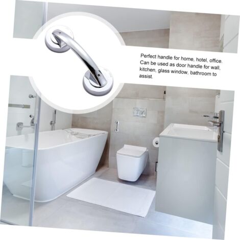 Poignée De Soutien Pour Baignoire – Ventouses Fixation Forte – 29cm Blanc