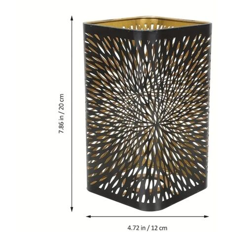 Lampe De Chevet En Fer Forgé Modèle PARIS - Finition Noire Satinée - Fabriquée En Italie