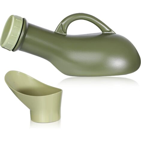 Urinoir Unisexe 1000 Ml – Anti-fuite, Couvercle Hermétique, Résistant à L'extrusion, Portable – Pour Camping, Voyage, Randonnée