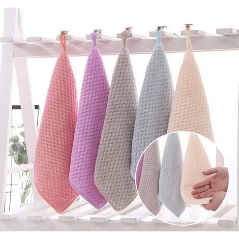 Petite Serviette MainLot De 3 Essuie Main Cuisine Douces À Suspendre