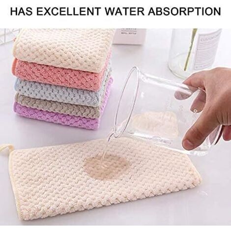 Serviettes à Main Dinosaure Pour Enfants - Lot De 3 En Molleton De Corail - Très Absorbantes Et Douces