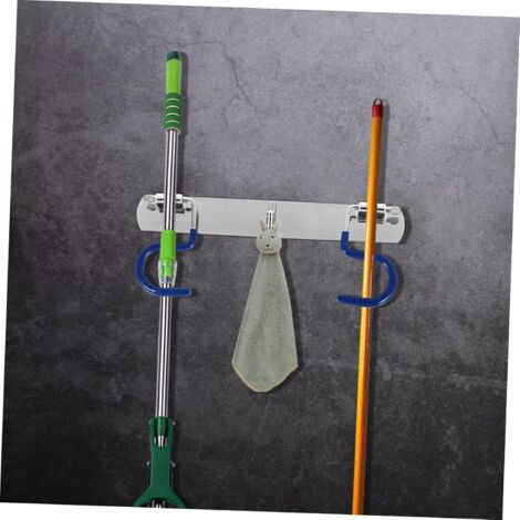 MAGICLULU Manche De Rechange Balai à Franges – Tige Acier Inoxydable 3 Sections Filetage Italien 125 Cm, Solide Et Extensible