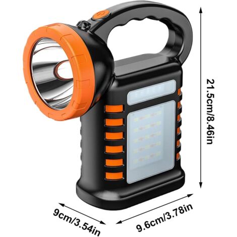 Lampe Torche LED Rechargeable USB Pour Mécanicien – Idéale Pour Voiture Et Atelier