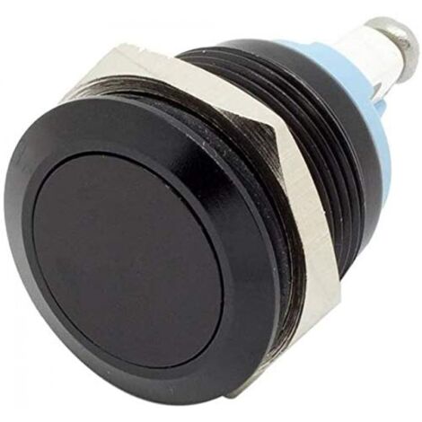 Interrupteur Rotatif Momentané 19mm Étanché IP66 IK09 Avec LED - Blanc - Pour CNC Et Machines