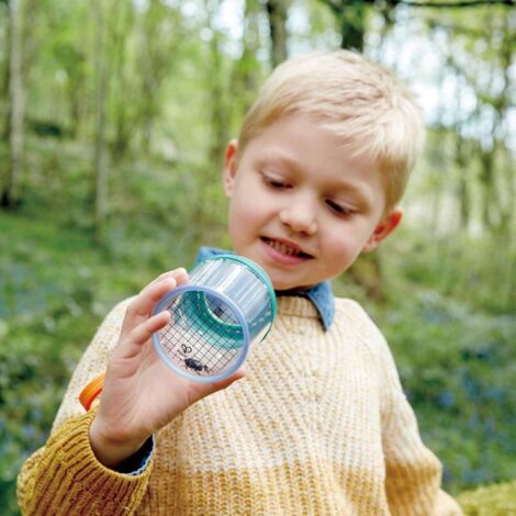 Barrage Aux Insectes Kit Exploration Insectes Pour Enfants - Boîte Loupe, Filet, Pince - Jouet Éducatif Extérieur Boîte à Insectes Enfants