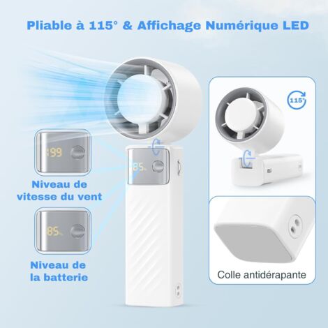 Mini ventilateur portatif, petit ventilateur de poche portable