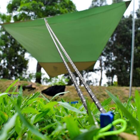 Corde Réfléchissante Pour Tente De Camping - 4 Mm X 4 M, Avec 12 Tendeurs En Aluminium, Sécurité Nocturne