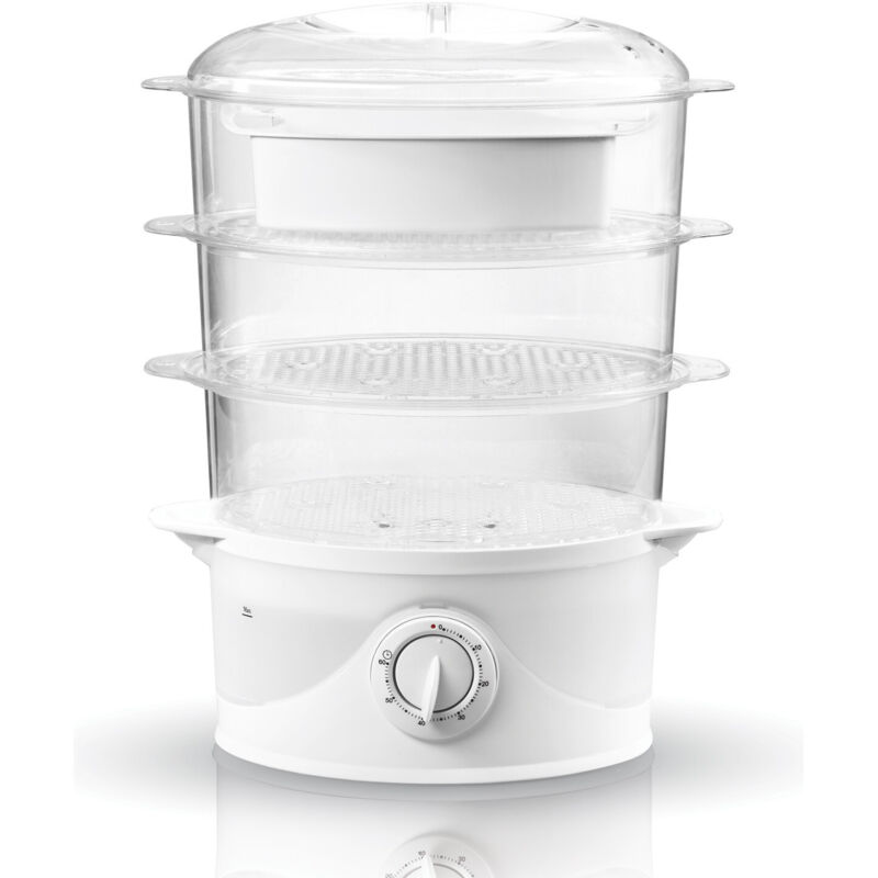 Mini Cuiseur Vapeur Électrique 1,7 L Double – Multifonction Antiadhésif, Cuisson Vapeur, Bouillir, Rôtir, Soupe, Porridge (Vert)