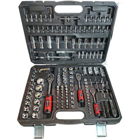 Coffret de 172 pièces Douilles, Cliquets, Widmann 172SS, haute qualité en acier Chrome-Vanadium (1/5)