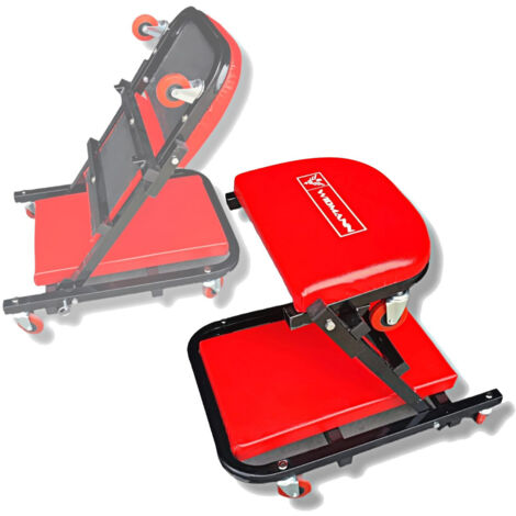 Chariot de Visite Widmann Mécanicien Pliable Planche de Travail, Voitures, Roues Pivotantes 360°, Appui-tête Ergonomique (1/4)
